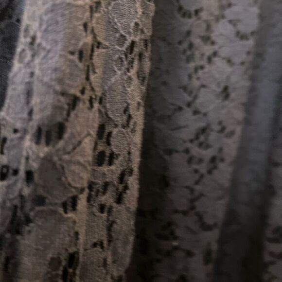 Maitai Red Pleated Top and Navy Lace Mini Dress, Size 2X - Picture 5 of 9